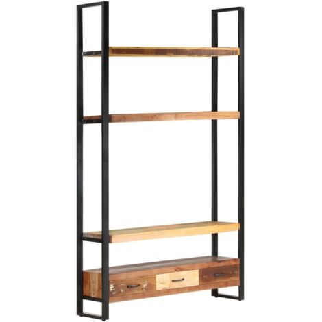 Libreria 118x30x200 cm in Legno Massello di Recupero vidaXL (1/5)