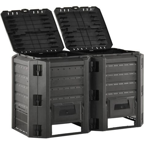 380 l 1600 l Compostiera per compostaggio da Giardino 800 l Deub 1200 l 