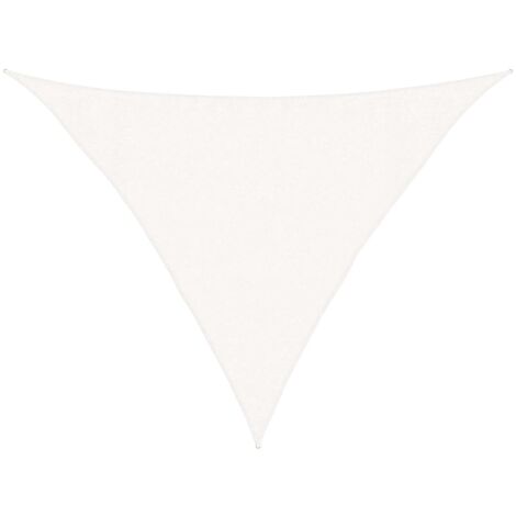 Vela Parasole 160 g/m² Bianca 3,5x3,5x4,9 m in HDPE vidaXL