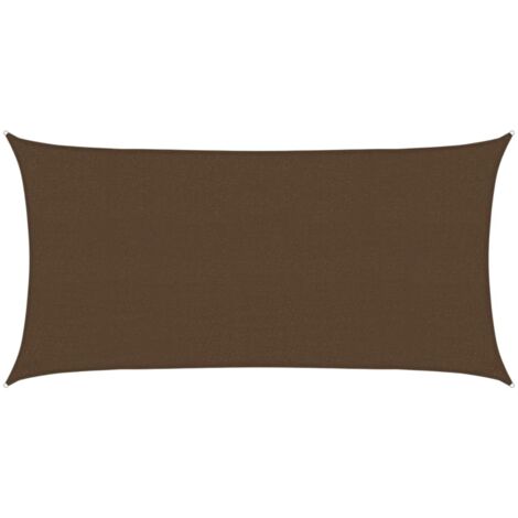 Vela Parasole 160 g/m² Marrone 2x4 m in HDPE vidaXL (1/5)