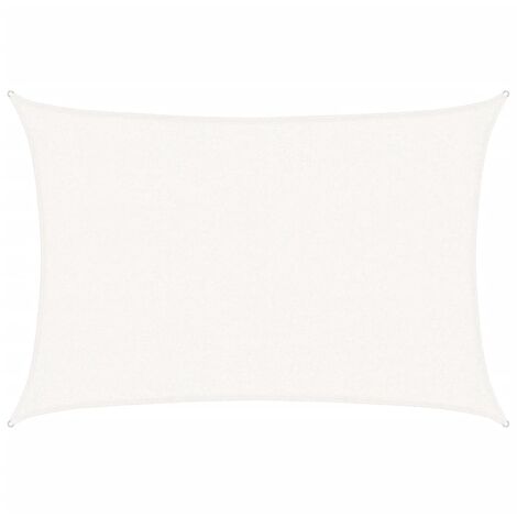 Vela Parasole 160 g/m² Bianca 2,5x3,5 m in HDPE vidaXL