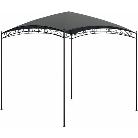 Gazebo 3x3x2,65 m Antracite 180 g/m² vidaXL 841635