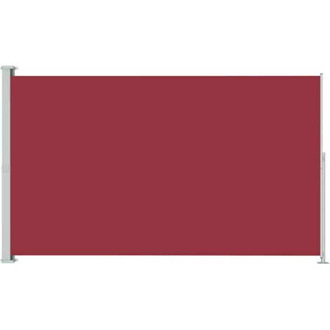 vidaXL Tenda Laterale Retrattile per Patio 180x300 cm Rossa