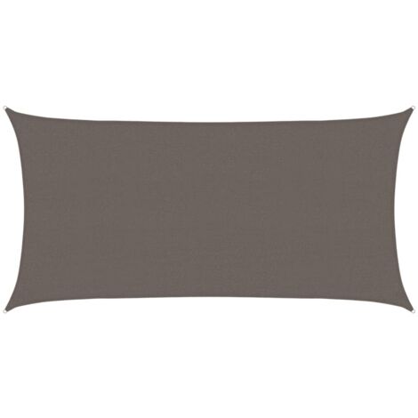 Vela Parasole in HDPE 2x3,5 m Antracite vidaXL