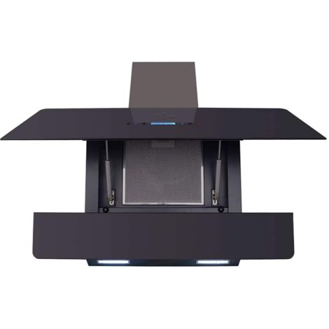 Hotte avec écran tactile 900 mm Noir vidaXL