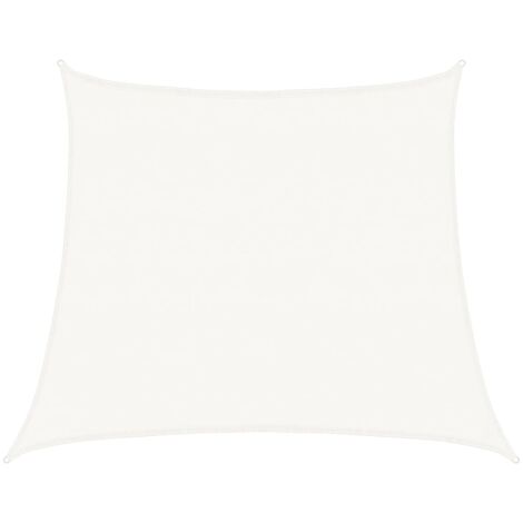 Vela Parasole 160 g/m² Bianca 4/5x4 m in HDPE vidaXL