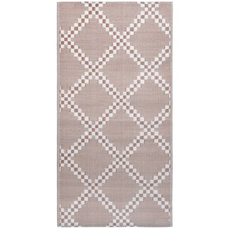 Tappeto da Esterni ARAKIL Marrone 120x180 cm in PP vidaXL