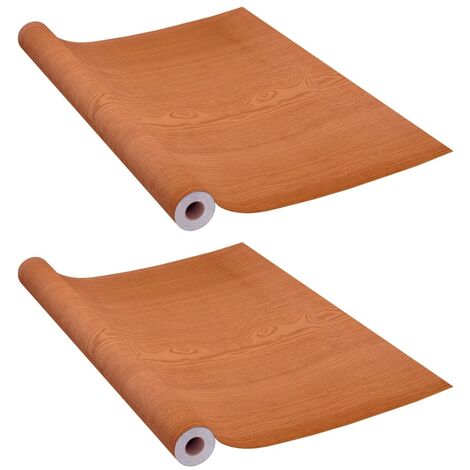 vidaXL Pellicola Autoadesiva per Mobili Rovere Chiaro 500x90 cm in PVC
