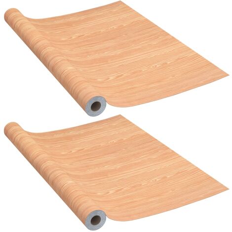 Pellicole Autoadesive per Porte 2 pz Ahorn 210x90cm PVC vidaXL