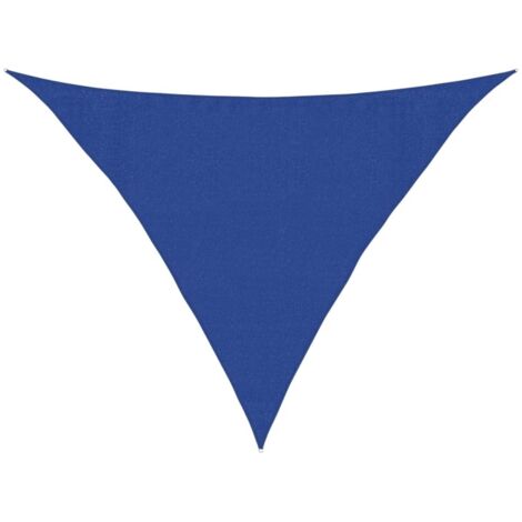 Vela Parasole 160 g/m² Blu 3,5x3,5x4,9 m in HDPE vidaXL