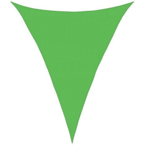 Vela Parasole 160 g/m² Verde Chiaro 4x5x5 m in HDPE vidaXL