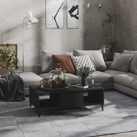 vidaXL Tavolino da Salotto Grigio 103,5x60x35 cm in Legno Multistrato