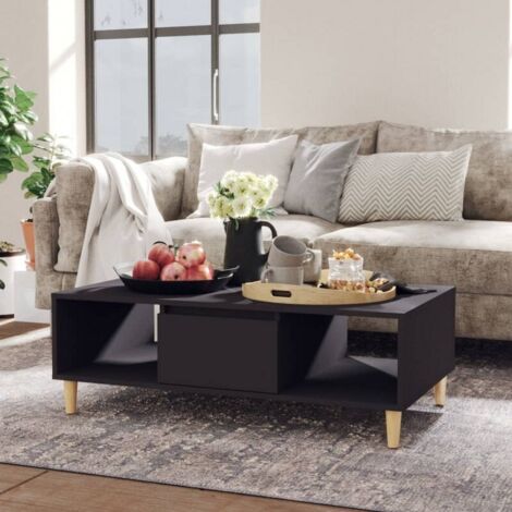 Tavolino da Salotto Grigio 103,5x60x35 cm in Legno Multistrato vidaXL