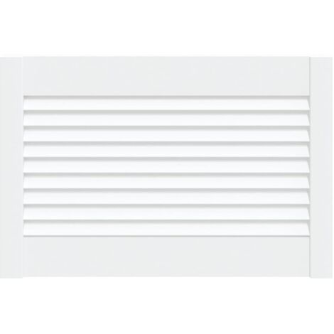 vidaXL Ante a Lamelle 2 pz Bianche 39,5x59,4 cm in Legno di Pino