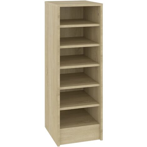 Scarpiera Rovere Sonoma 31,5x35x90 cm in Truciolato vidaXL