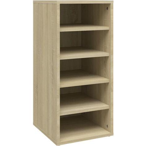 Scarpiera Rovere Sonoma 31,5x35x70 cm in Truciolato vidaXL