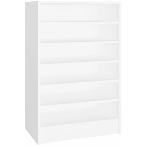 Scarpiera Bianca 60x35x92 cm in Truciolato vidaXL