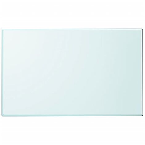 vidaXL Piano Tavolo Vetro Temperato Rettangolare 1000x620 mm