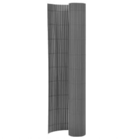 vidaXL Recinzione da Giardino a Doppio Lato 110x500 cm Grigia