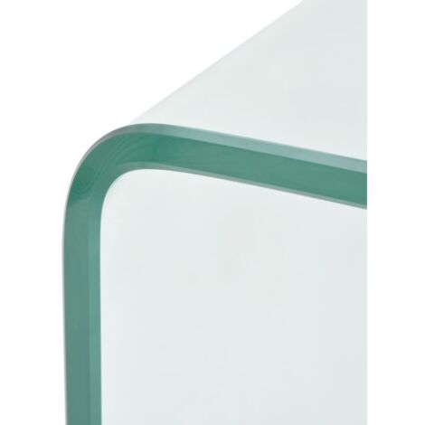 Piano del tavolo bianco 50x50 cm Vetro temperato 6 mm