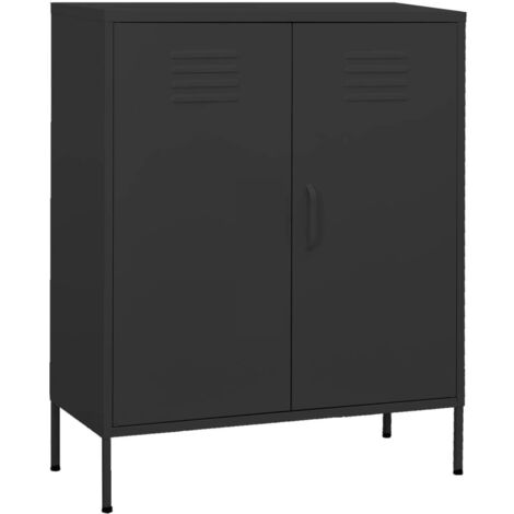 Armadietto Antracite 80x35x101,5 cm in Acciaio vidaXL