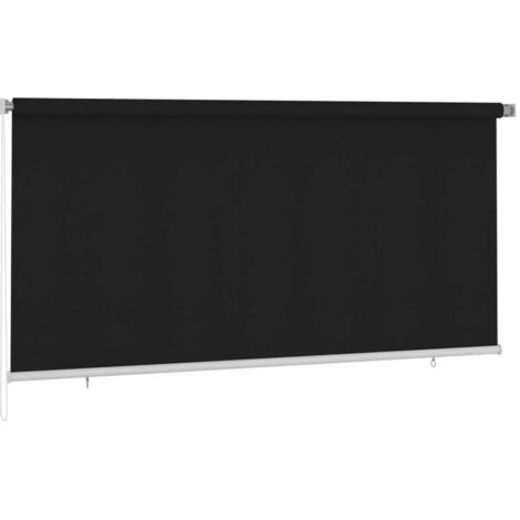 Tenda a Rullo per Esterni 300x140 cm Nera vidaXL