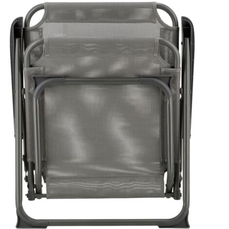 Sedia Pieghevole Grigia HOUSE COLLECTION - Leggera, Imbottita E Salvaspazio Per Interni Ed Esterni - Foto 11