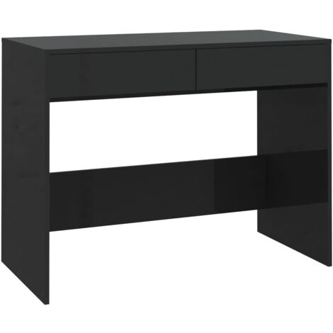 Scrivania Nera 101x50x76,5 cm in Truciolato vidaXL