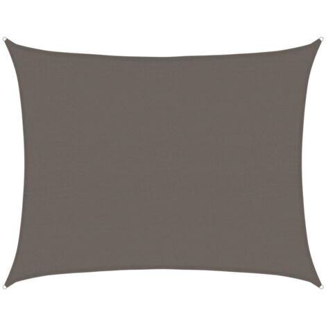 Vela Parasole 160 g/m² Antracite 6x7 m in HDPE vidaXL