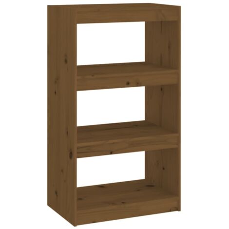 Libreria/Divisorio Ambra 60x30x103,5 cm Legno Massello di Pino vidaXL