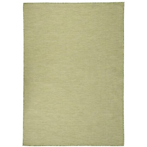 Tappeto da Esterni a Tessitura Piatta 140x200 cm Verde vidaXL (1/5)