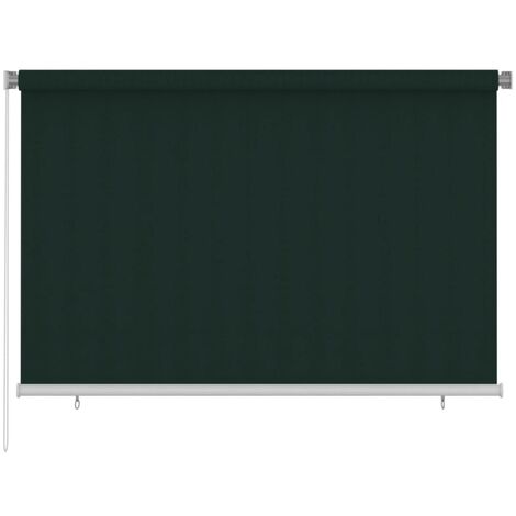 vidaXL Tenda a Rullo per Esterni 225(L)x140(A) cm Verde scuro HDPE (1/5)