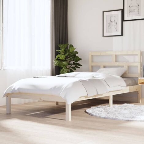 Giroletto in Legno Massello di Pino 90x200 cm vidaXL (1/5)