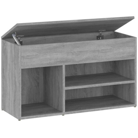Scarpiera Grigio Sonoma 80x30x45 cm in Legno Multistrato vidaXL
