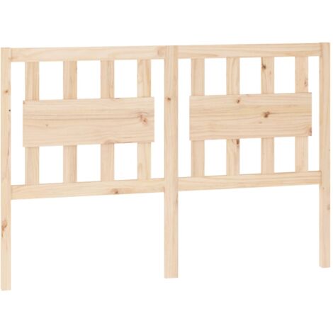 Testiera per Letto 140,5x4x100 cm Legno Massello di Pino vidaXL (1/5)