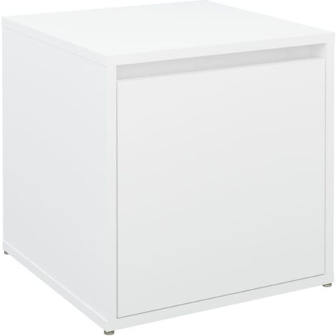 Cassetto Contenitore Bianco 40,5x40x40 cm in Legno Multistrato vidaXL