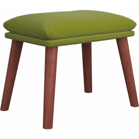 Poggiapiedi Verde Chiaro 45x29,5x35 cm in Velluto vidaXL (1/5)