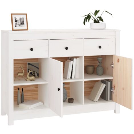VIDAXL - Credenza Grigio Lucido 80x36x75 cm in Legno Multistrato