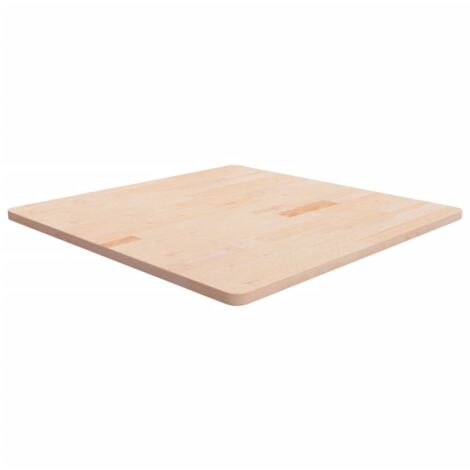 Furniture Limited - Piano Tavolo Quadrato 90x90x2,5 cm Massello
