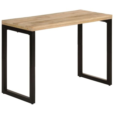 Tavolo da Pranzo 120x60x75 cm in Legno Massello di Mango Grezzo