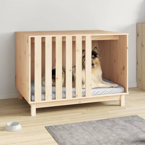 Casetta per Cani 100x70x72 cm in Legno Massello di Pino vidaXL