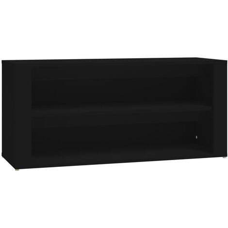 Scarpiera Nera 100x35x45 cm in Legno Multistrato vidaXL