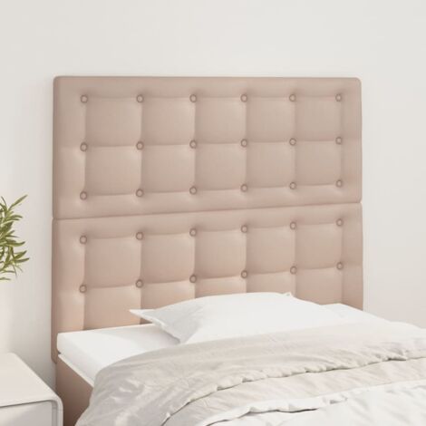 Testiera Cappuccino 90x5x118/128 cm in Similpelle vidaXL