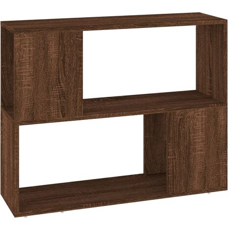 vidaXL Libreria/Divisorio Rovere Marrone 80x24x63 cm (1/5)