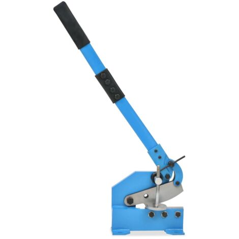 Cesoia A Leva VidaXL 200 Mm Blu - Troncatrice Manuale Per Lamiera E Barre - Foto 6