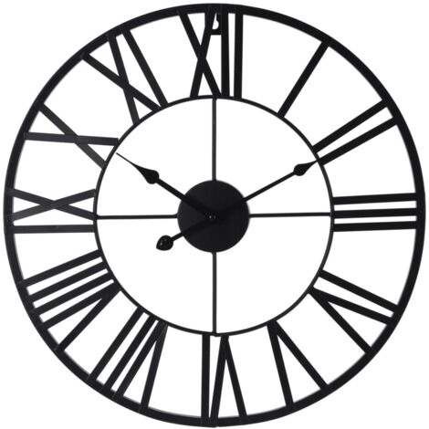 Orologio vintage con numeri romani. Quadrante antico da parete. Illustrazione vettoriale. | Vettore Premium