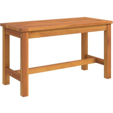 Panca da Giardino 80x35x45 cm in Legno Massello di Acacia vidaXL
