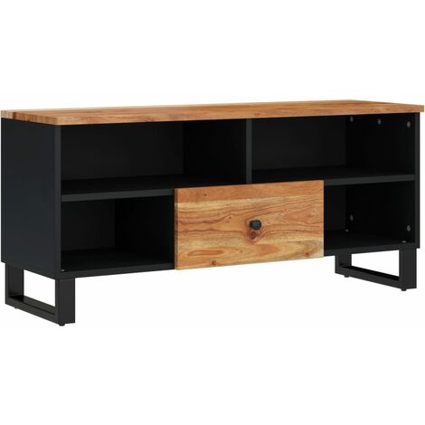 Mobile TV in legno di acacia massiccia e metallo 140 cm Alabama | Maisons du Monde