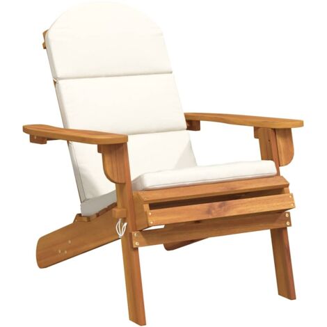 Sedia Adirondack Pieghevole In Legno Massello Di Acacia VidaXL – Per Esterno, Veranda, Giardino