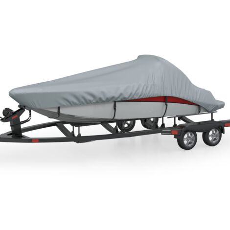 Telo copertura per barca grigio 427-488 cm / 229 cm vidaXL